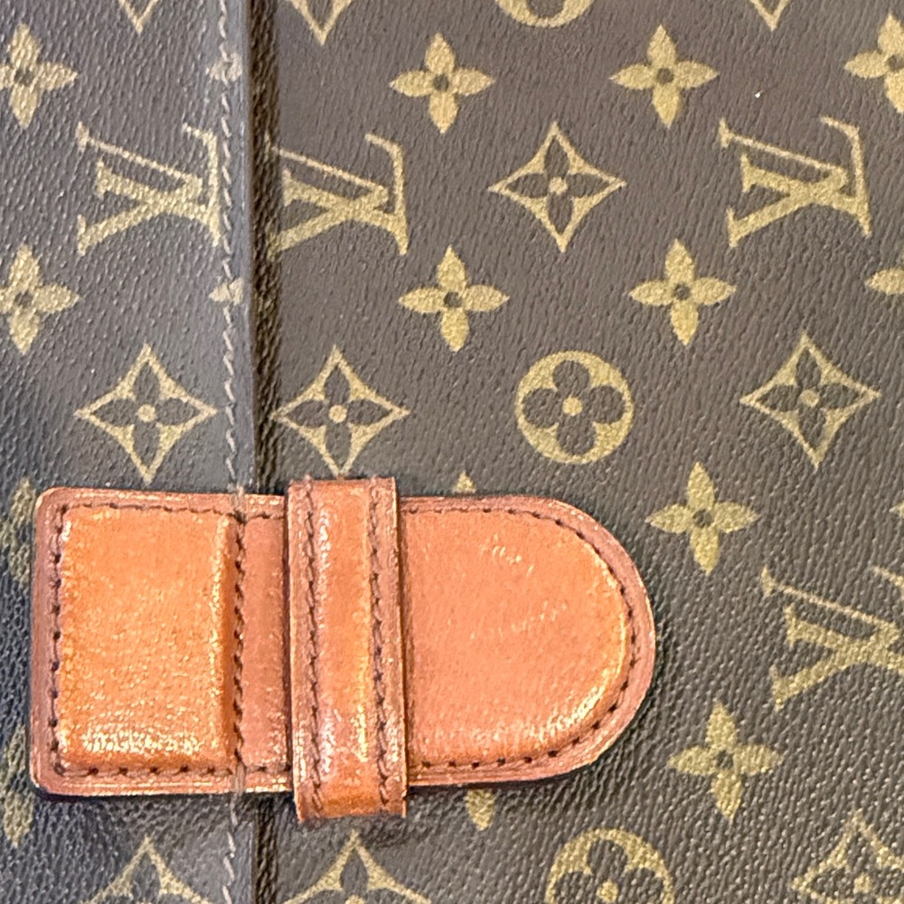 LV authentic monogram minister briefcase pre-date code interior pocket & divider - Picture 11 of 11